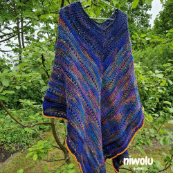 Easy top-down poncho